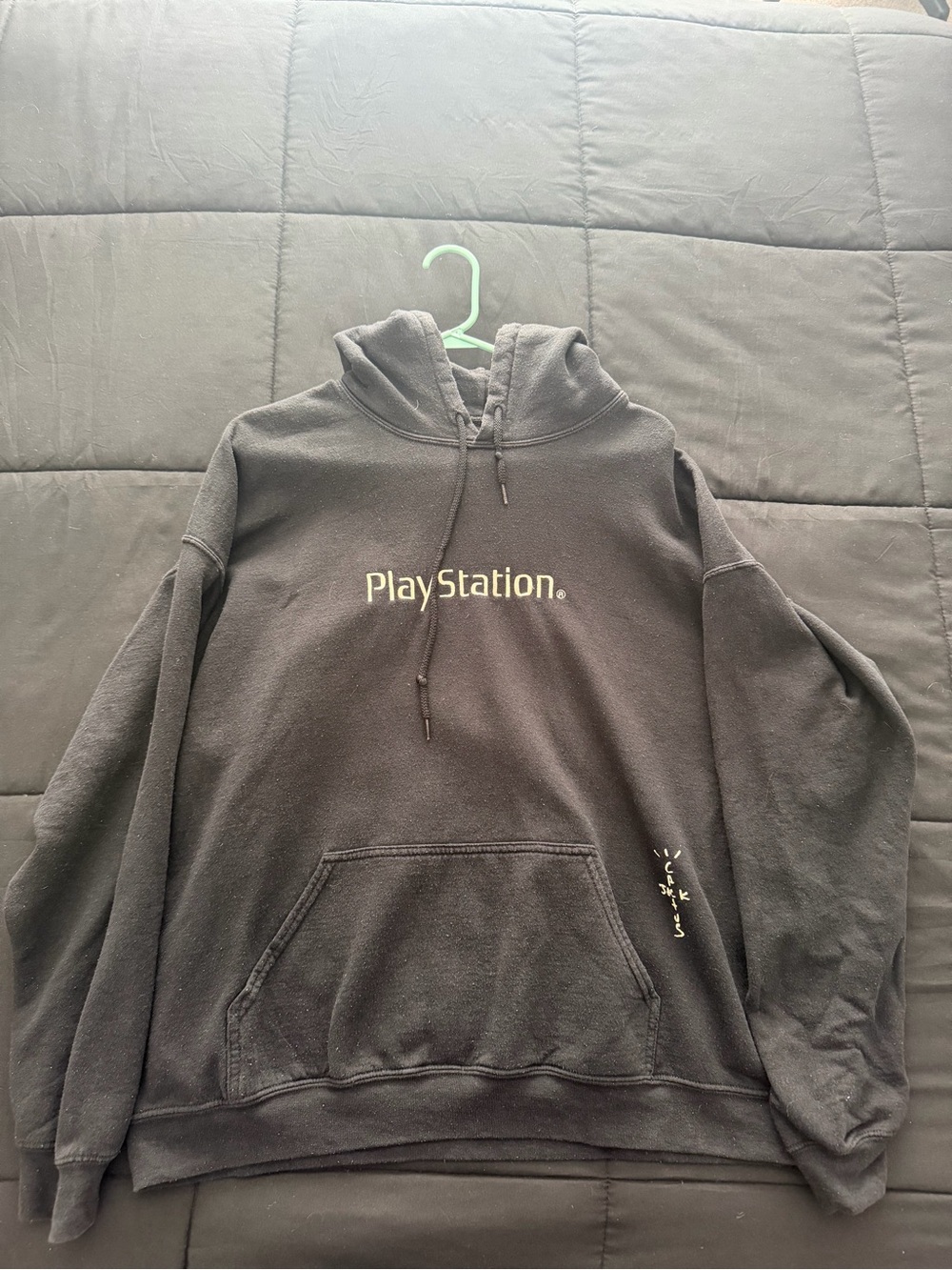 Travis Scott Black PlayStation Logo Hoodie